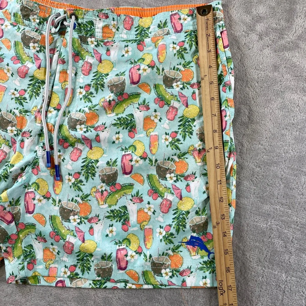 Tommy Bahama‎ Swim Trunks Mens XXL Tropical Cocktail Board Shorts Beach Vacation